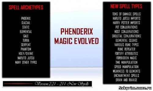 211 новых заклинаний: Phenderix Magic +211 New Spells